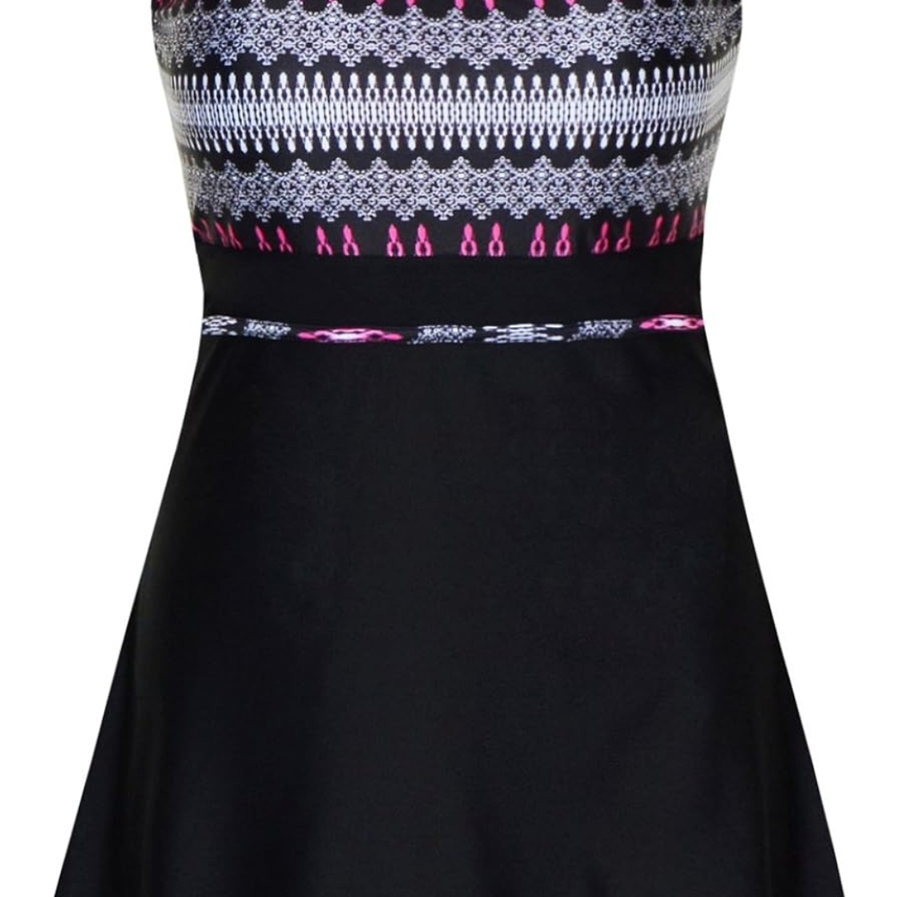 #63- DANIFY Women's Plus Size Swim Dress Slimming Swimwear